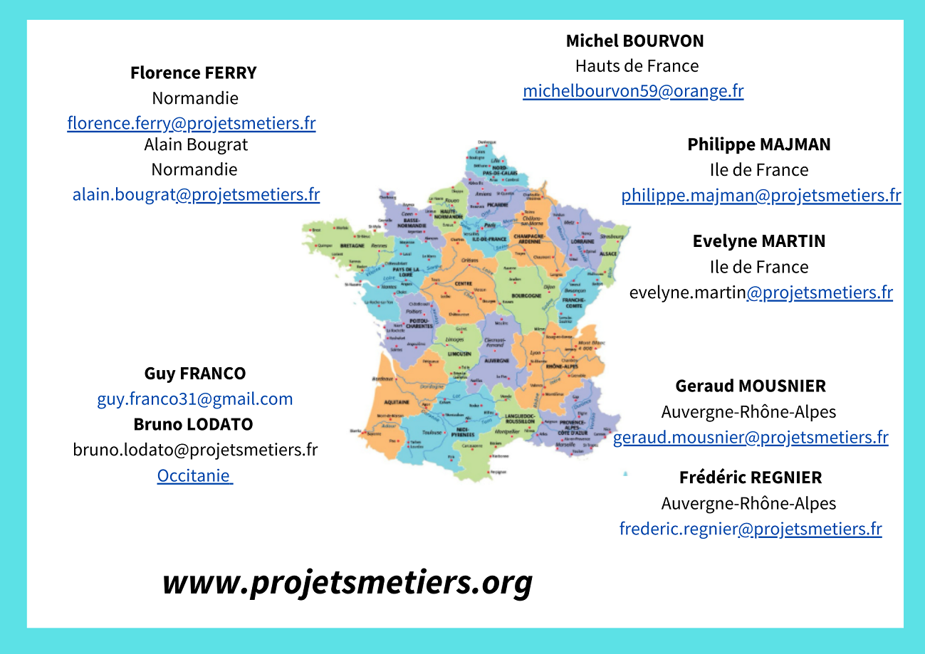 Le réseau Projets metiers